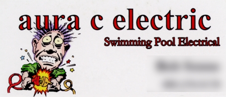 Aura C Electric Business Card